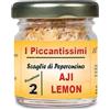I Piccantissimi - AJI LEMON peperoncino piccantissimo in vasetto da (13 gr) - Scaglie di Peperoncino a lunga coltivato in Italia (20.000 SHU)