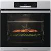 Hisense BSA65226PX, Forno Multifunzione Termoventilato, Cavità XXL 77L, Auto Pulizia Pirolitica, 13 funzioni di cottura, 3 programmi con aggiunta Vapore, Funzione pizza 300°C, Cottura AirFry