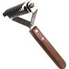onebarleycorn Spazzola Cane, Slanatore per toelettatura,Spazzola per Cane,Gatto Pettine per Cani (14-Lame-L)