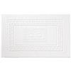 SpazioTessile Tappeto Bagno Scendi Doccia Spugna cm 45x60-60x90-60x120-60x180 Cotone Greca Made in Italy (Bianco, 60x90)