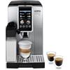De'Longhi Dinamica Plus ECAM380.85.SB, Macchina Automatica Caffè in Chicchi, Macchina Cappuccino con Sistema LatteCrema Hot, Macchina Caffè dal Chicco alla Tazza, 24 Ricette, TFT 3,5, Argento/Nero