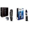 Panasonic Er-Sb40 Regolabarba E Tagliacapelli, Nero & Er-Gn300K503 Rifinitore Wet&Dry Per Naso, Orecchie E Sopracciglia, Nero, 3.8 x 3.4 x 16.4 Cm