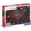 Clementoni 39926 Impossible Christmas Vibes 1000 Pezzi-Scatola Compatta, Poster Incluso, Adulti 14-99 Anni, Regalo Uomo/Donna, Puzzle Rigido, Puzzle Difficile, Made in Italy, Multicolore