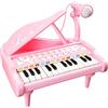 Love&Mini Tastiera per pianoforte per bambini - Giocattolo musicale per bambini dai 3 anni in su, regalo di compleanno con microfono