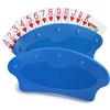 LotFancy 2 Pezzi Supporto Carte da Gioco Plastica Porta Carta per Bambini e Adulti, Reggi carte da gioco per Bambini Anziani Disabili, per la Maggior Parte dei Giochi di Carte
