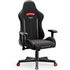 DIABLO Sedia da Gaming X-Starter | Sedia Gaming Ergonomica in Tessuto, Braccioli Regolabili, Meccanismo di Inclinazione | Sedia per PC, Gaming Chair, Poltrona da Ufficio | Nero