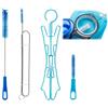 BNOYONERAS Vescica di Idratazione Kit di Pulizia, Kit di Pulizia 4 in 1 per Vesciche di Idratazione, Kit per la Pulizia del Tubo della vescica dell'Acqua, Kit di Pulizia della Sacca Idratazione