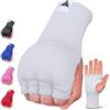 Mytra Fusion sottoguanti boxe Quick Easy Imbottito in gel sottoguanti senza cinghie lunghe uomini e donne Elastico fascia da box MMA, Muay Thai, Kickboxing, Pugni e Arti Marziali (Pink, L/XL)