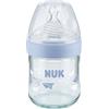 NUK Nature Sense - Biberon in vetro con tettarella in silicone