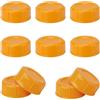 Gosknor 10pz Tappi Stretti per Dr Brown e Medela Biberon, Senza BPA Tappi di Ricambio per Biberon da Viaggio e da Riporre con Guarnizione di Tenuta per Ameda Accessorio per Biberon (Arancione)
