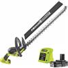 Ryobi RY18HT50A-120 - Tagliasiepi a batteria 18V/2Ah - Lama da 50 cm