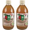 Probios Aceto Di Mele Italiane Con Madre Bio - Confezione Bottiglia Da 500 ml (Confezione da 2)