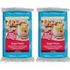 FunCakes Pasta di Zucchero Sea Blue: facile da usare, liscia, flessibile, morbida e pieghevole, perfetta per decorare torte, halal, kosher e senza glutine. 250 gr (Confezione da 2)