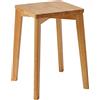 IBUYKE Sgabelli Rotondi in Legno, Sgabello da Bar, Sgabello impilabile, Sgabello da Cucina, Sgabello per Aula, impilabile, Antiscivolo,può Essere utilizzato per attività di Festa, RF-1501
