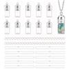 UNICRAFTALE 10Set Kit Collane Fiala Vetro Ciondolo Clessidra Ricordo Ceneri