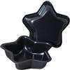 Zenker Set da 2 Mini tortiere a Forma di Stella, per tortini, materiale con rivestimento antiaderente, resistente ad alte temperature fino a 230 °C, dimensioni 11,5x11,5x3,5 cm