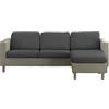 Estoralis | SUMATRA | Rivestimento seduta e schienale per divano e poltrona | Tessuto super elastico C/ 11 Grigio Scuro | Taglia M (tra 50-85 cm x 65-95 cm e 10-20 cm di altezza)