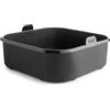 IBILI - Contenitore quadrato per friggitrice ad aria - 20 x 20 x 7 cm - Realizzato in silicone platino 100%