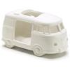 Volkswagen 5H9087798A - Portacandele in porcellana, motivo: VW T1 Bulli, colore: Bianco