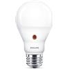 Philips Lampadina LED Goccia 60 W, Sensore Crepuscolare, Attacco E27, 4000K, Non Dimmerabile