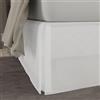 TodaysHome Today Home Basic Microfiber Tailored Sham con Flangia 5,1 cm 2, White, Queen