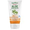 equilibra Solari, Aloe Crema Solare SPF 30, a Base di Aloe Vera, Vitamina C ed E, Olio di Argan, Olio di Cocco e Burro di Karité, Assicura un'Abbronzatura Sana e Naturale, Water Resistant, 150 ml