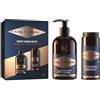 King C. Gillette, Kit Regalo, Kit Rituale Perfetto Con Detergente Barba, Viso E Capelli 3 In 1, 350 ml E Crema Barba, 100 ml Per Barba Incolta