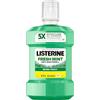 LISTERINE Fresh Menta (1 litro), collutorio antibatterico con oli essenziali per un alito fresco