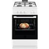 Electrolux LKK500010W - Cucina a gas con forno elettrico, n° 4 fuochi, 50x60 cm, Classe energetica A
