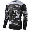 HULG Magliette da Ciclismo da Uomo/Motocross Shirt Manica Lunga | MX MTB Mountain Bike | Materiale Leggero, Materiale Traspirante, Confortevole E vestibilità Sciolta (Orange,XXL)