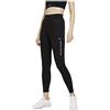 NIKE W NSW Swsh Lggng HR, Leggings Donna, Black/(White), S