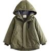 Nemopter Cappotto per bambini e ragazzi, piumino invernale Cartoon per bambini, piumino trapuntato Mi Long Parka spesso, verde, 10-11 Anni