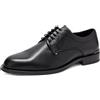 Tommy Hilfiger Uomo Scarpa Derby Thunit in Pelle, Nero (Black), 46