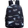 Tommy Hilfiger Bambini Unisex Zaino Essential con Stampa con Logo, Blu (Space Blue All Over Print), Taglia Unica