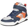 Geox J Perth Boy G, Scarpe da Ginnastica Uomo, Navy Arancio, 37 EU