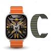 XINDADA 2024 New HK10 Ultra 3 AMOLED Smart Watch Men Women ChatGPT NFC Compass Photo Album Heart Rate Smartwatch for Android IOS HK9 Upgrade (Orange Alpine B)