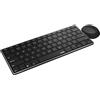 Rapoo - Set di tastiera e mouse 9000M, wireless multimodale, layout italiano, nero
