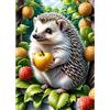 MEIYUDA MEIYDUA 5D DIY Diamond Painting Kit Completo Animale, Diamant Painting Fai-da-te Diamond Painting Riccio, Pittura Diamante Strass Ricamo a Punto Croce Painting per Decorazioni Casa 30x40cm