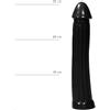 All Black - XXL Dildo 31,5 cm - Nero