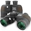 BOSSDUN 10x50 Binocolo Marino per Adulti, Binocoli Militare Impermeabile con Bussola Telemetro BAK4 Prisma Lente FMC Antiappannamento per la Navigazione Birdwatching Caccia (Y)