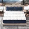 Avenco Materasso Matrimoniale 160x200, Alto 18 cm, Materasso a Molle Insacchettate, Materasso Ibrido Imbottito in Lattice Lavato e Schiuma ad Alta Elasticità, Rinforzo Bilaterale, Perfectsleep