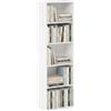 Furinno Pasir Libreria a 5 ripiani aperti, bianco