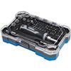 Draper Set di 55 cacciaviti a cricchetto con impugnatura morbida e punte - 13442 - Supporto di precisione e set di punte, punte magnetiche per cambio rapido, prese HI-TORQ (6-13 mm)