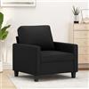 Gecheer Poltrona,da Salotto,Moderna,in Similpelle,Nera,78x77x80 cm,Divano Singolo in Ecopelle,Poltrona da TV,Poltrona in Ecopelle,Poltrona Moderna,Poltrona Soggiorno,Poltrona in Pelle Artificiale