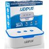 Udivita Udipur Stazione Asciugatura e Sterilizzazione UV per Apparecchi Acustici con Ricarica 3in1 USB Type C 50°C - 110x90x40mm