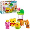 LEGO DUPLO | Disney Festa di Compleanno di Winnie the Pooh - Gioco per la Motricità Fine per Bambini e Bambine da 1 Anno in su - Mattoncini Numerati e 3 Figure di Animali tra cui Tigro e Pimpi - 10457