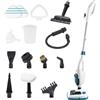 Di4 SteamClean Multi 12 ProMax, Lavapavimenti a Vapore Multifunzione 12 in 1, 1500W, Elimina 99,9% di Virus e Batteri, Scopa Vapore ECO, Steam Cleaner per tutta la casa, Pulitore Vetri, Pulisci Divano