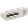 IGTOPS Deodorante per frigorifero USB, generatore di ozono portatile, O3, neutralizzatore di ozono, purificatore d'aria, ricaricabile, neutralizzatore di odori per frigorifero, auto (bianco)