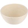 Greensen Cestino Rotondo in Rattan, Cestino Rotondo per la Lievitazione del Pane Banneton, Ciotola per la Lievitazione del Pane in Rattan Naturale, Ciotola per la Lievitazione della Pasta per(18 * 9cm)