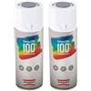 AREXONS 3609 SMALTO ACRILICO GRIGIO SPRAY ML 400, 400 ml (Confezione da 2)